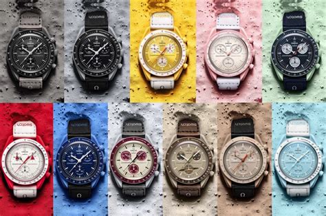 swatch moon watch collection.